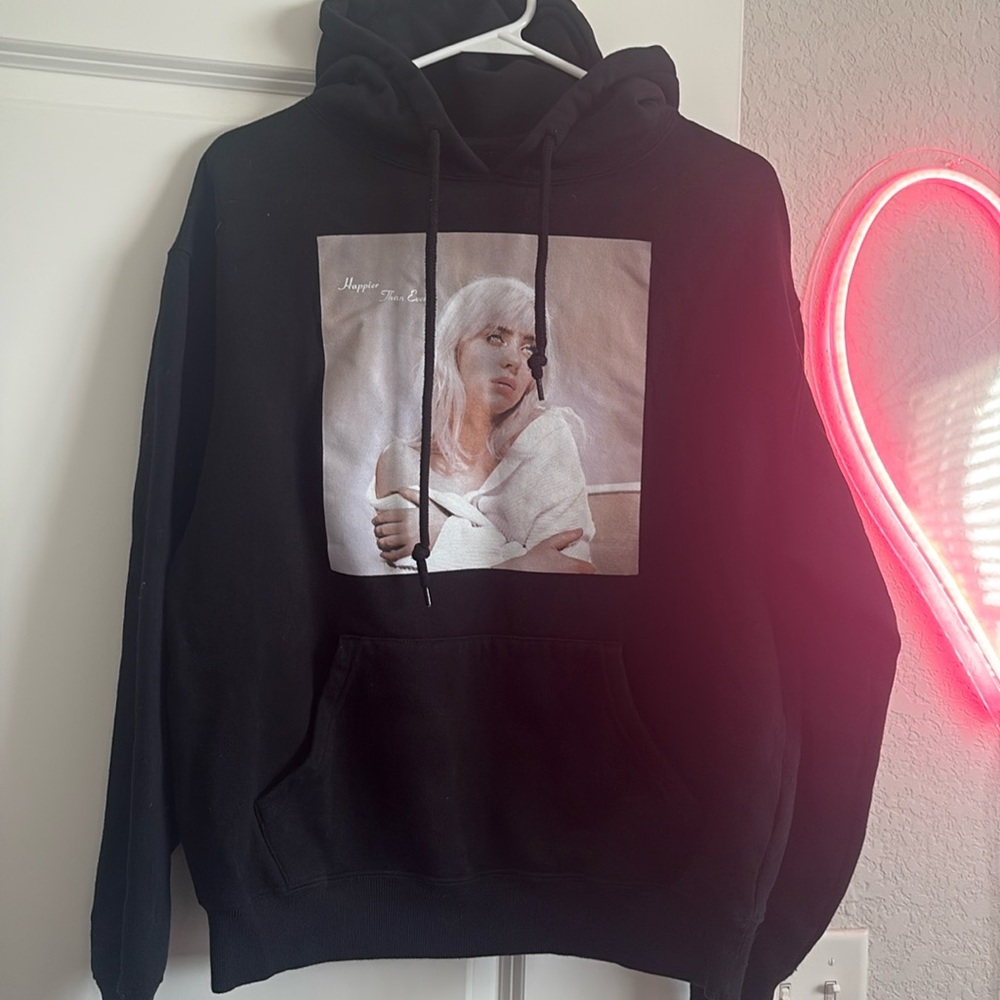 Billie Eilish Unisex Officially Licensed Happier Than Ever Hoodie Sweatshirt